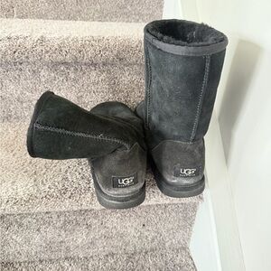 UGG Black Classic Short Shearling Boots